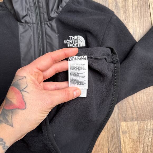 The North Face‎ Glacier 1/2 Zip Pullover Sweater Boys Small Black Fleece 6410 - Picture 5 of 11